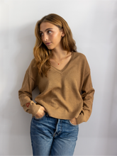 Load image into Gallery viewer, Alpaca Basic V neck sweater
