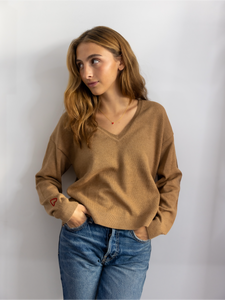 Alpaca Basic V neck sweater