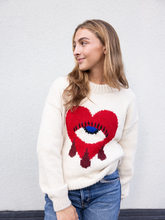 Load image into Gallery viewer, Eye and Heart Sweater Sophia
