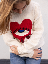 Load image into Gallery viewer, Eye and Heart Sweater Sophia
