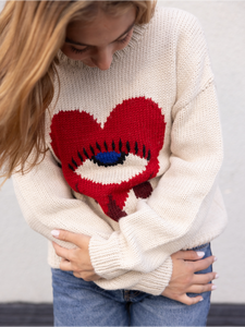 Eye and Heart Sweater Sophia