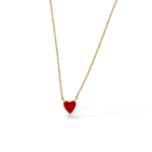 Agustina Heart Necklace Gold Plated