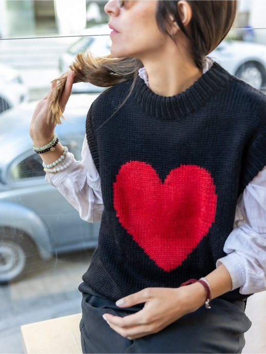 knitted vest 